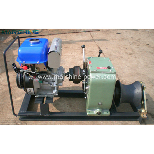 1Ton Gas Powered Winch Portable Cable Pulling Machine